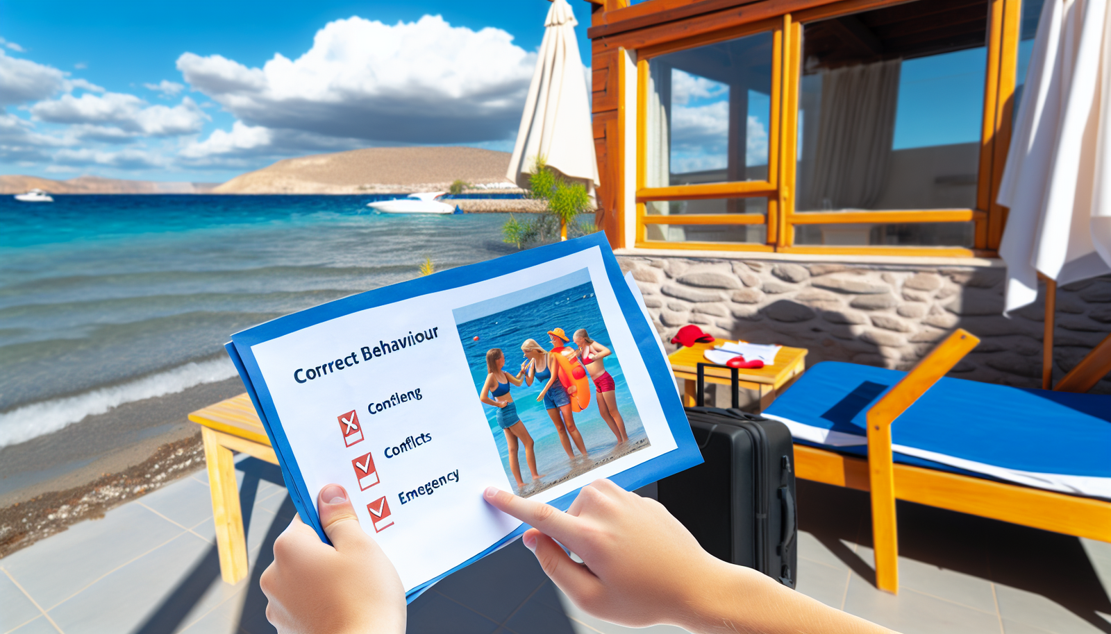Korrektes Verhalten w&Atilde;&curren;hrend Konflikten und Notf&Atilde;&curren;llen im Urlaub